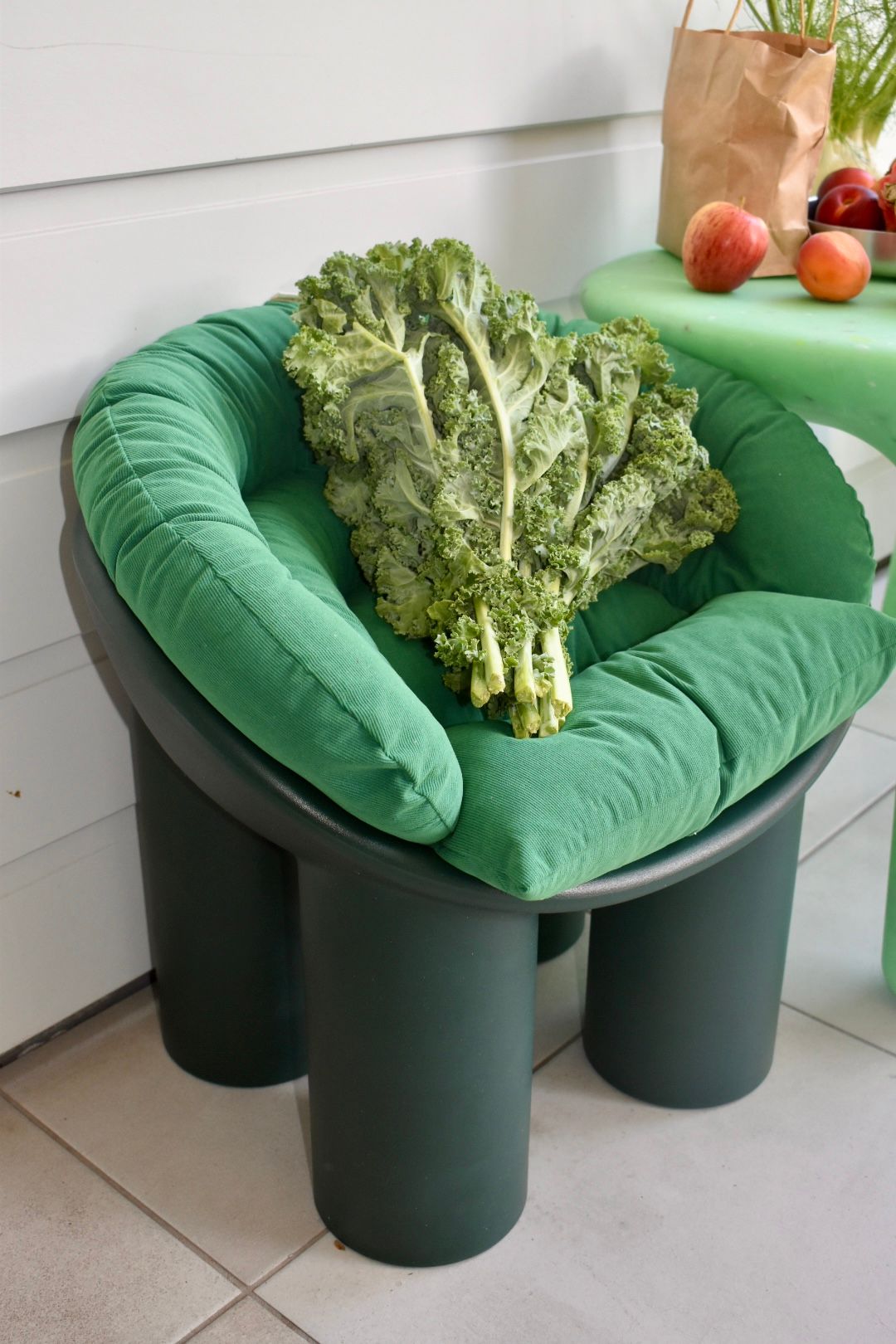 Upright - Replica Roly Chairs - Kale