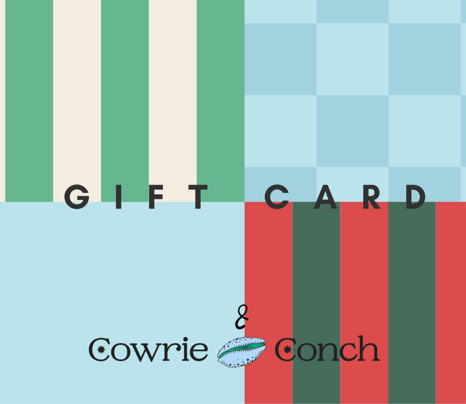 Physical gift card