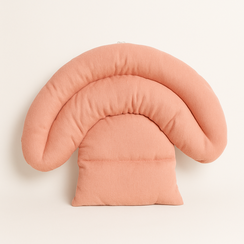 Roly Poly Cushion - Peach Pop