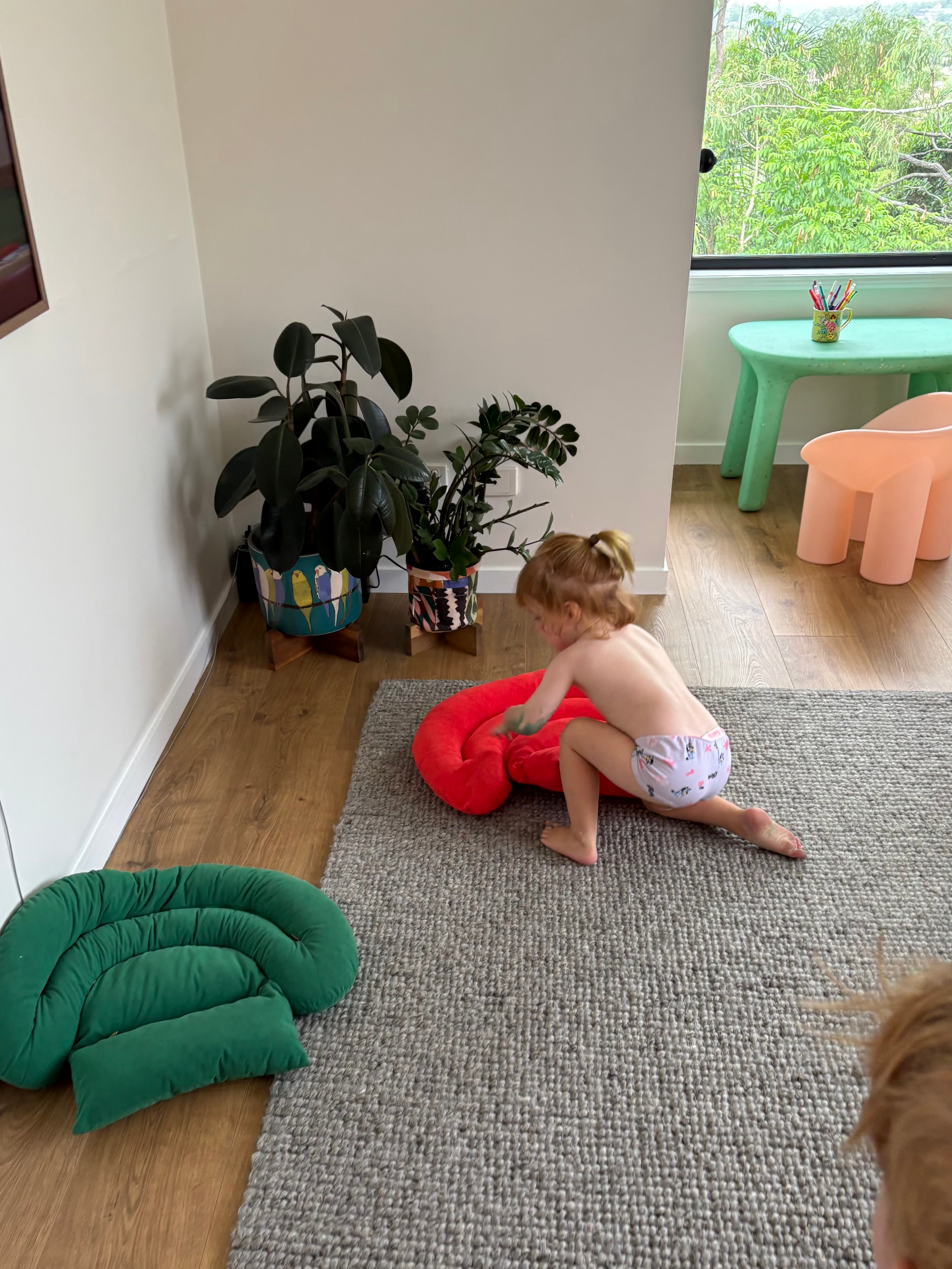 Roly Poly Cushion - Ketchup