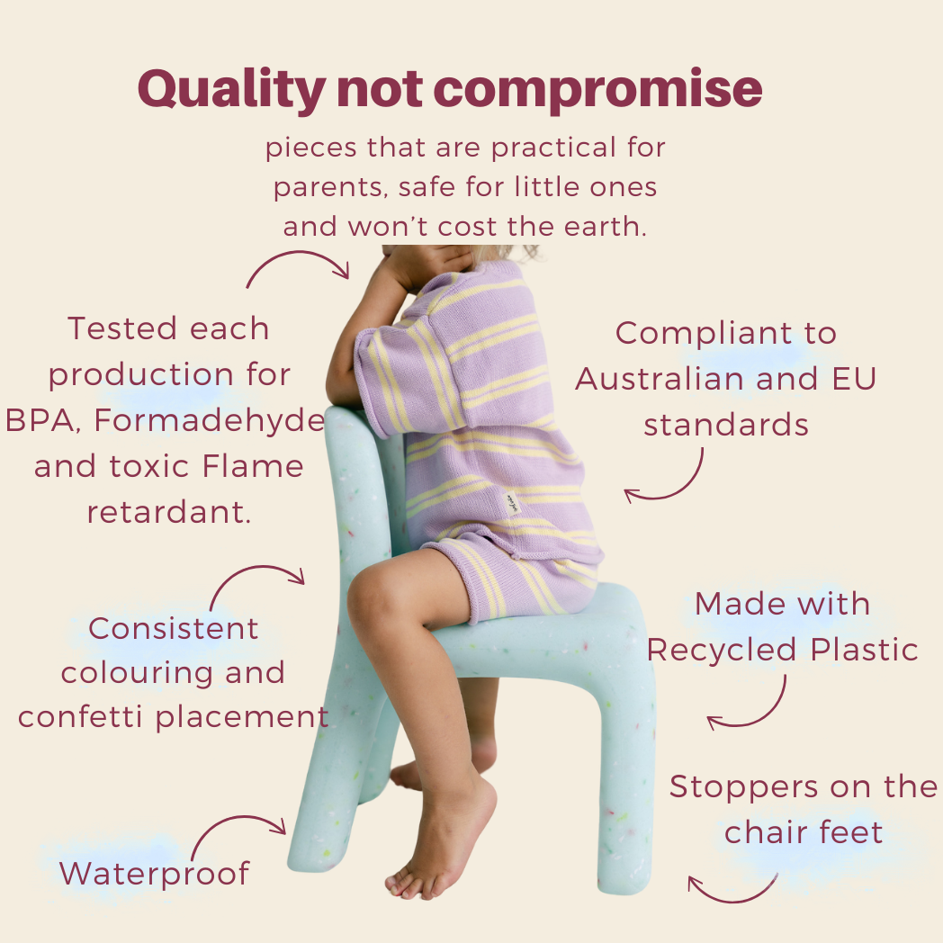 Apple Peel Confetti Chair