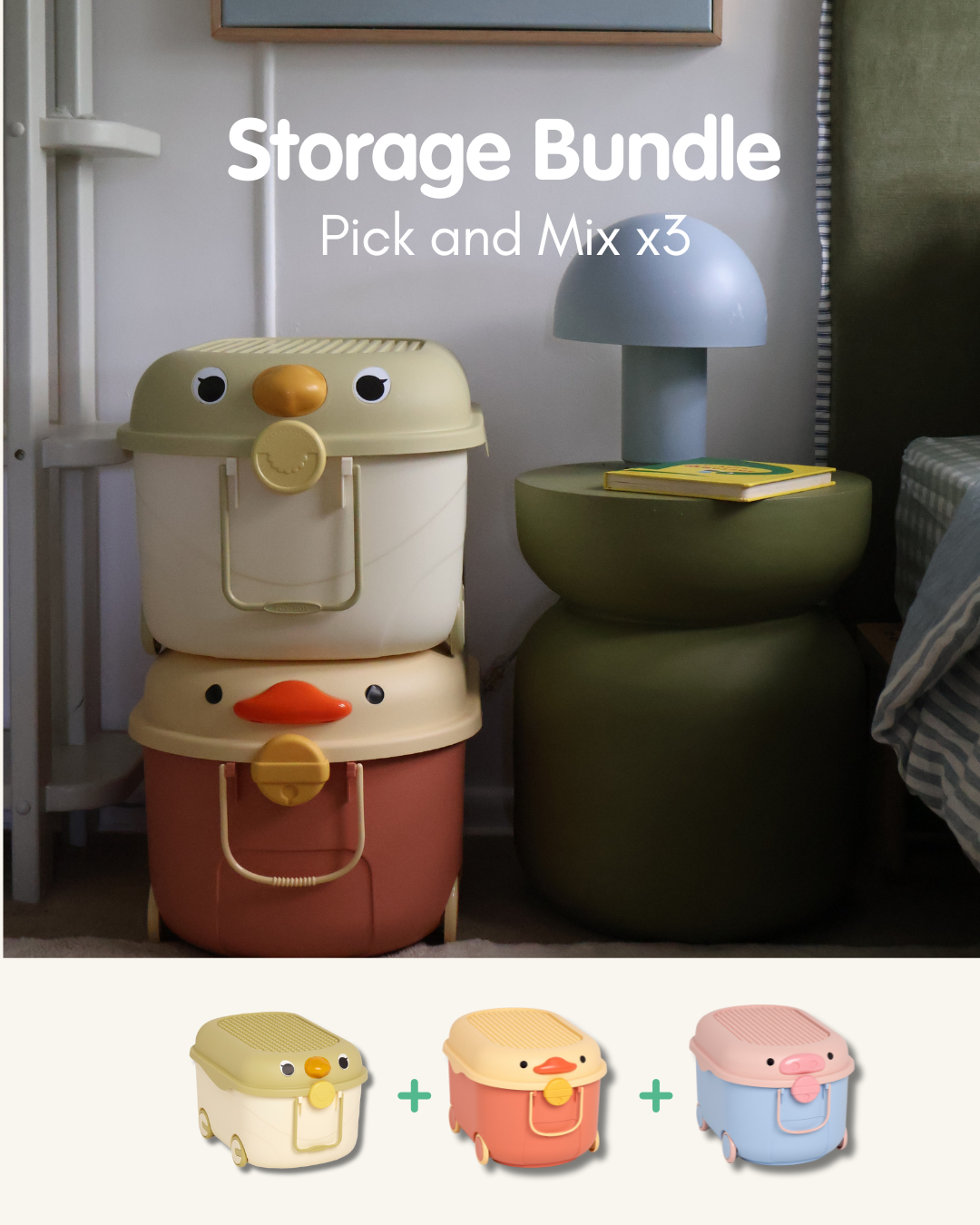 3 Piece Storage Bundle