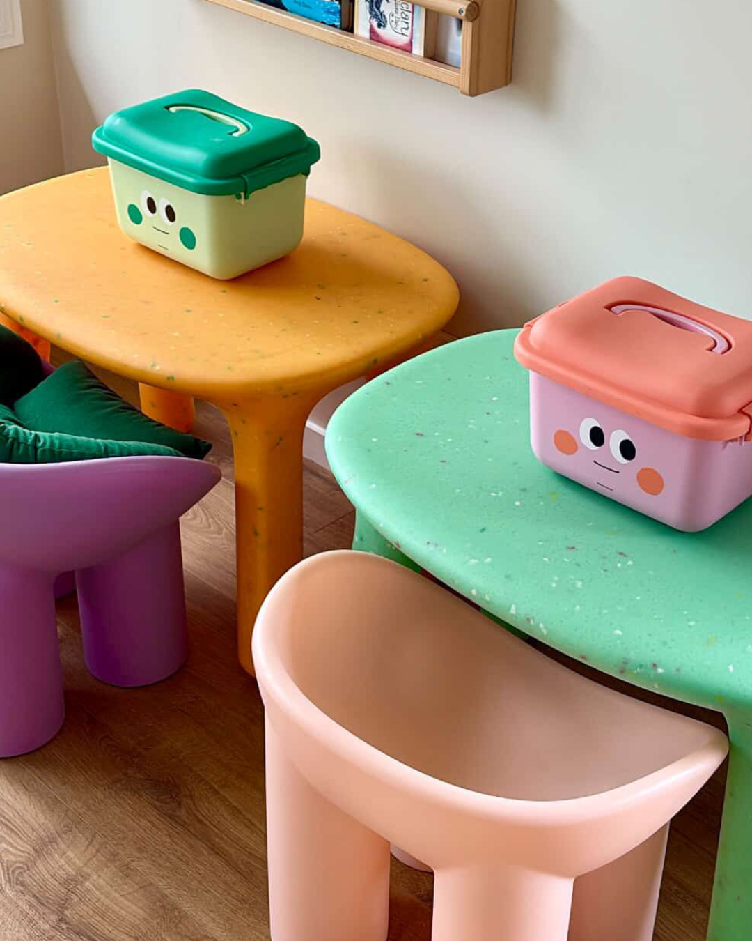 Apple Peel Confetti Table