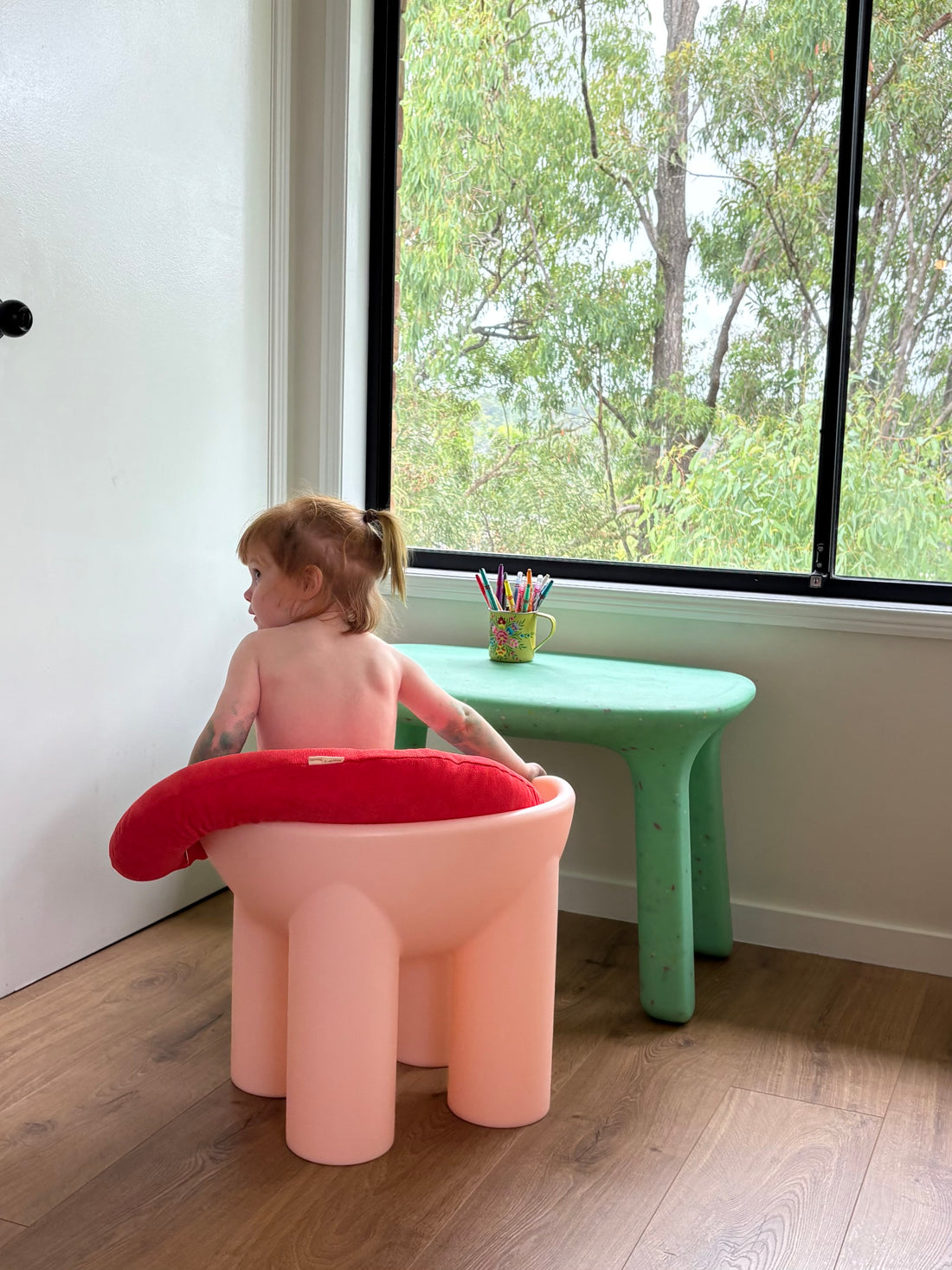 Roly Poly Cushion - Ketchup