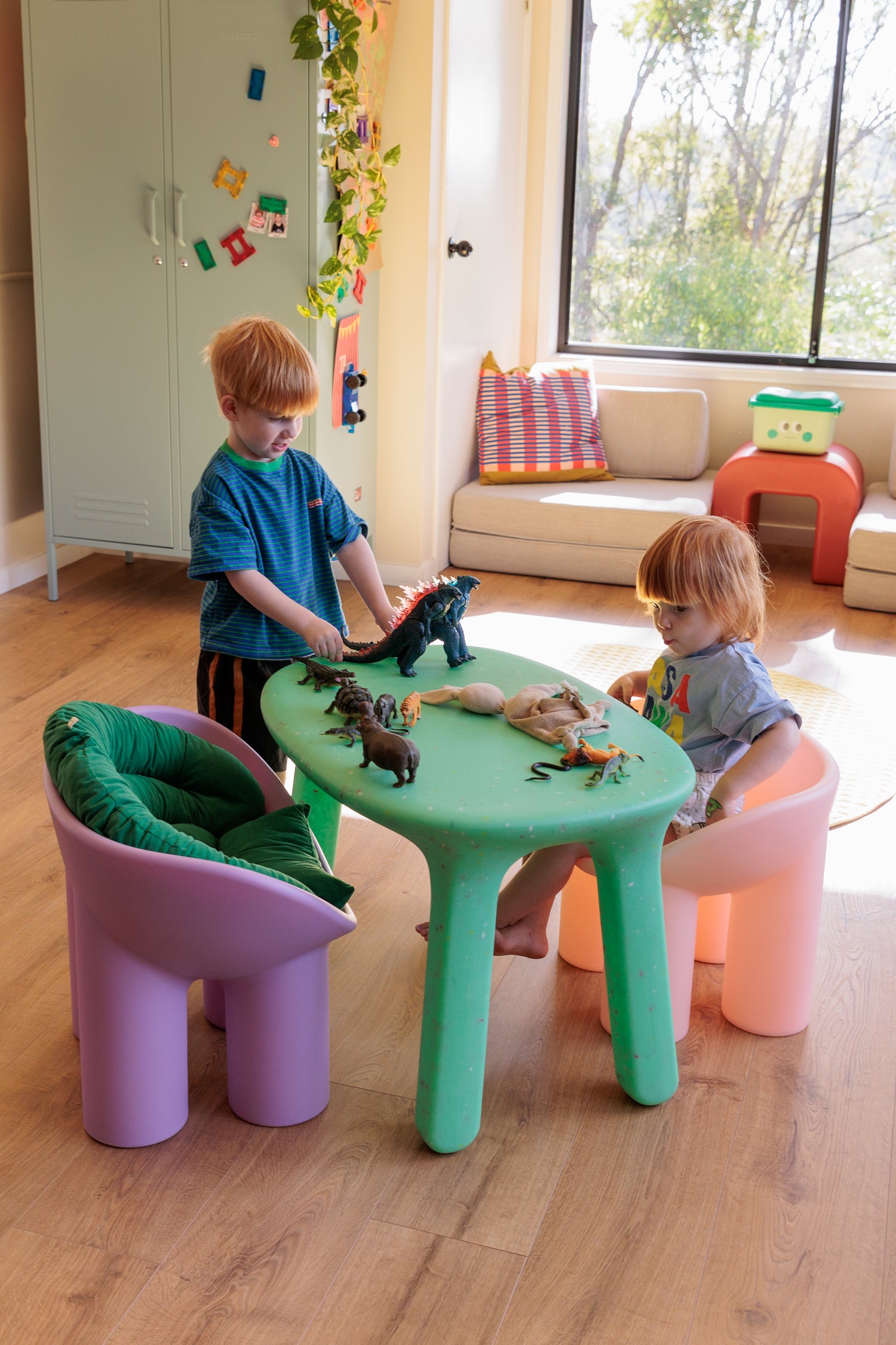 Roly Poly Cushion - Green Smoothie