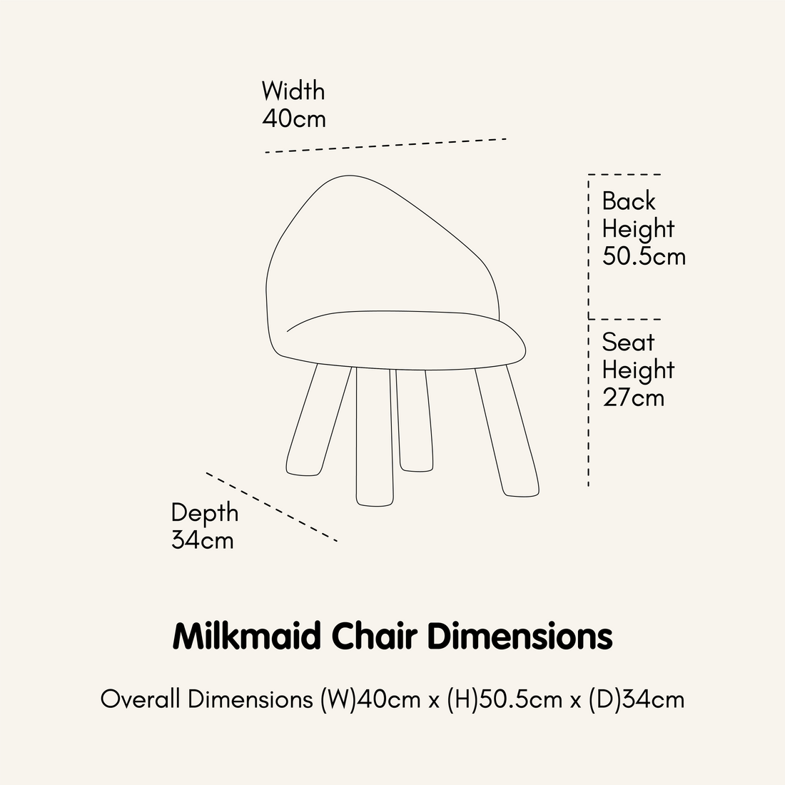 Milkmaid Chairs - Frosted Cake