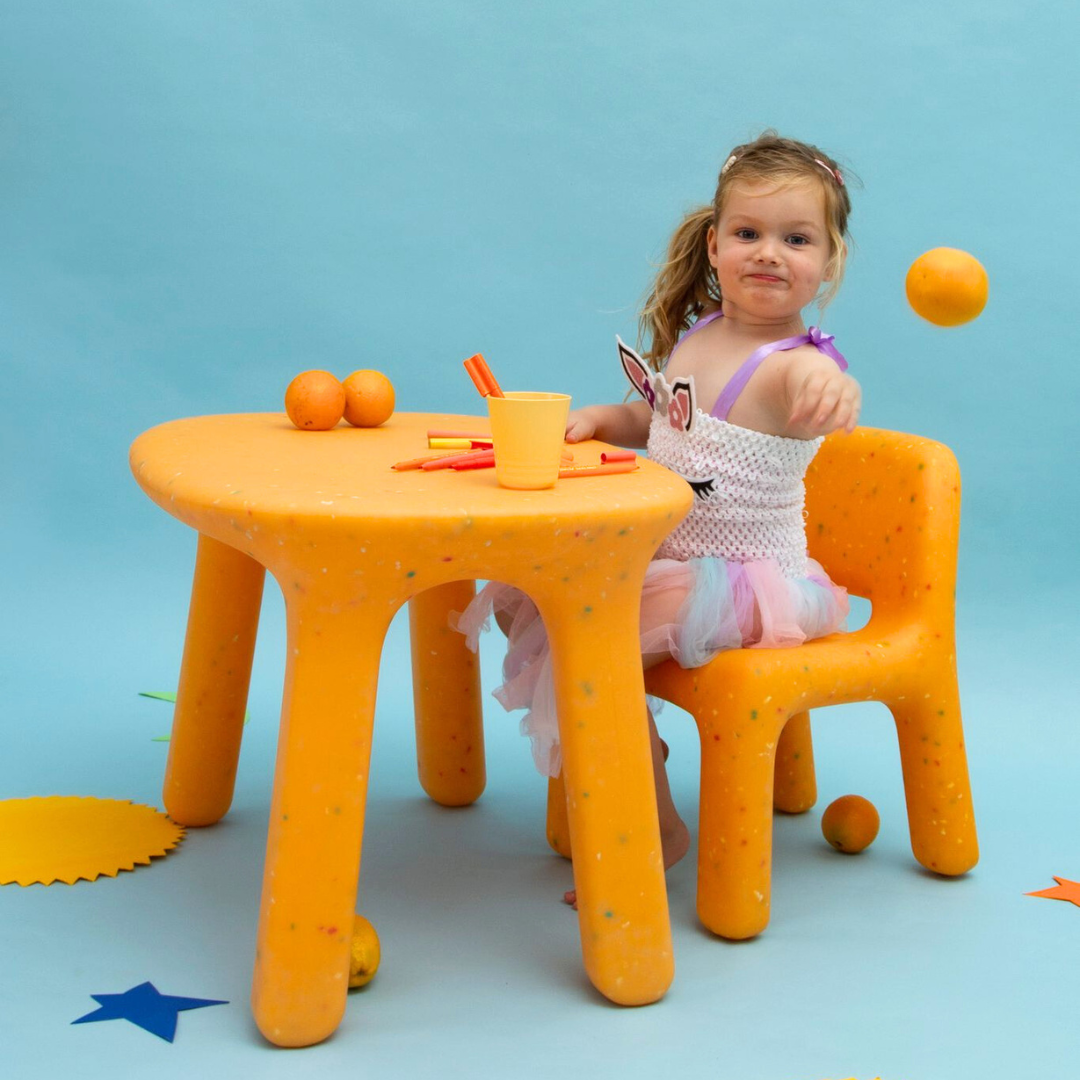 Orange Fizz Confetti Chairs