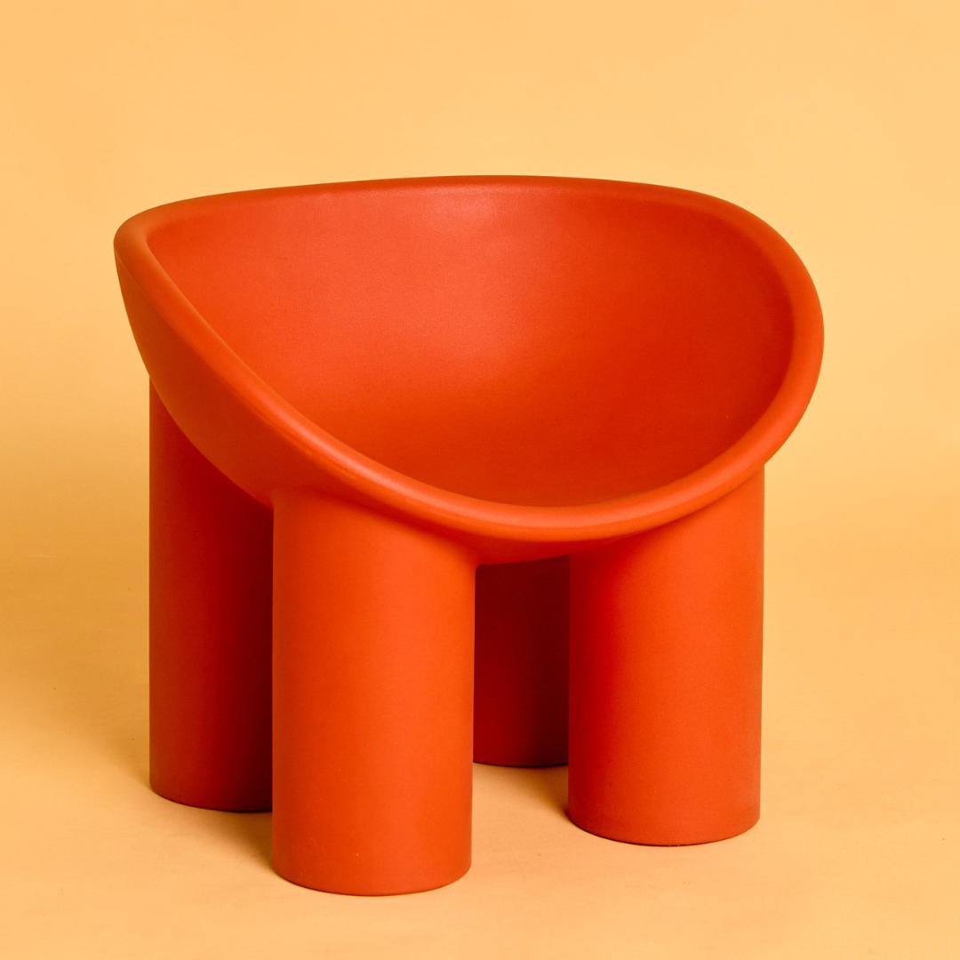 Upright - Replica Roly Chairs - Tomato Slices – Cowrie & Conch