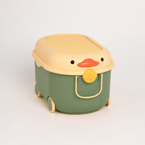 'Ride a Long Storage' - Green and Yellow Duck