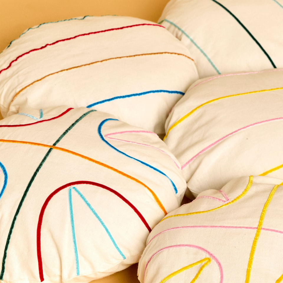 'Wrapped in Ribbon' Pillows