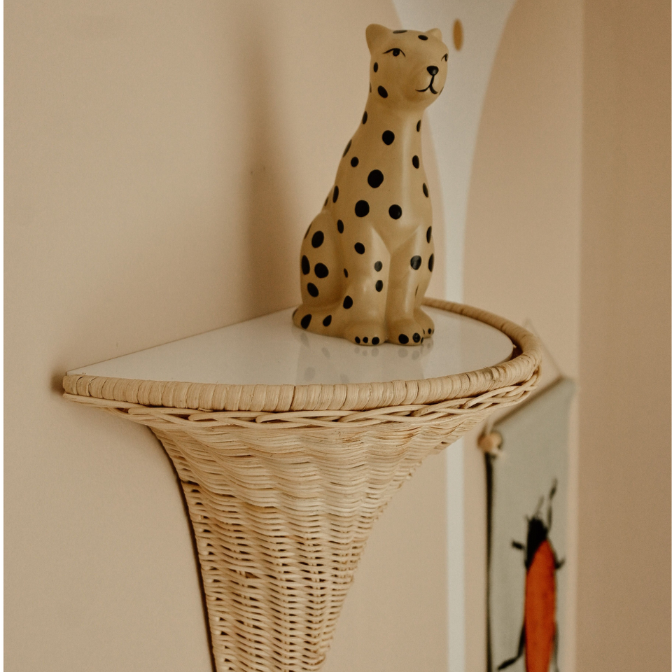 'Coney Island' Shelves in Rattan